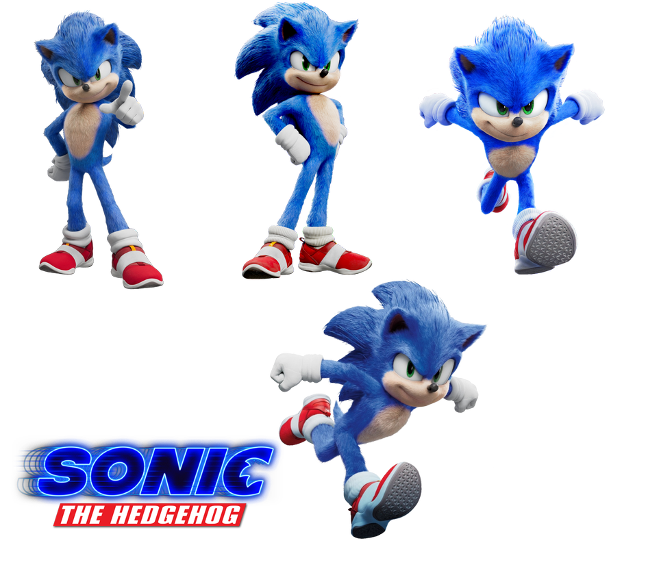 Sonic The Hedgehog Movie 2020 Transparent File
