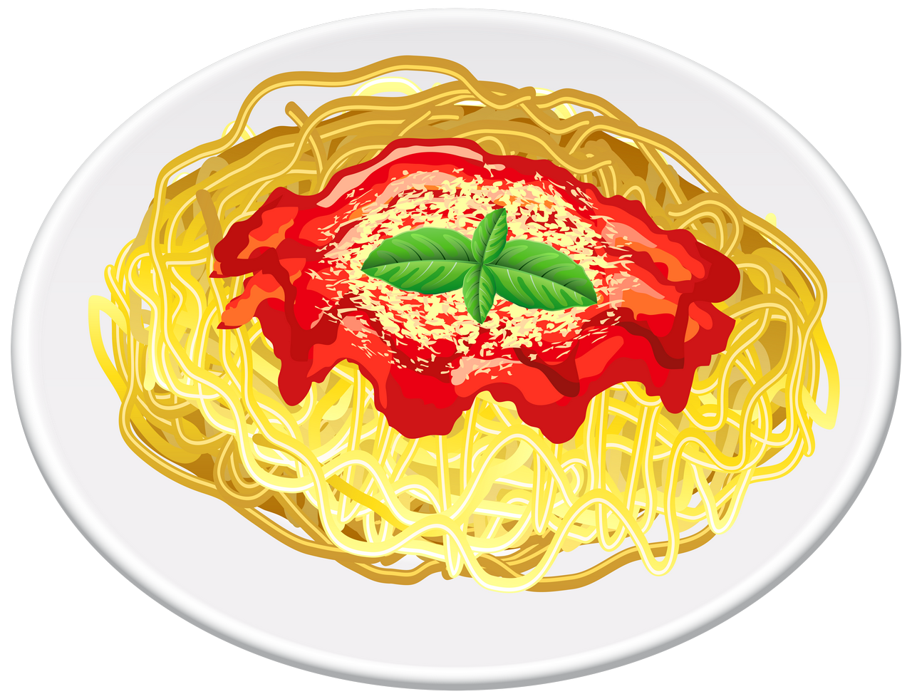 Spaghetti PNG Clipart Background HD