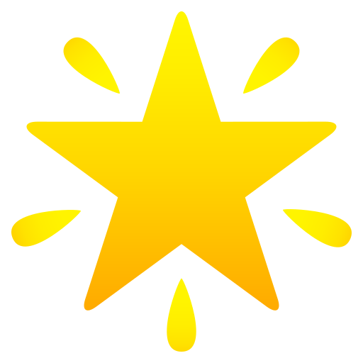 Star Emojis Transparent Background