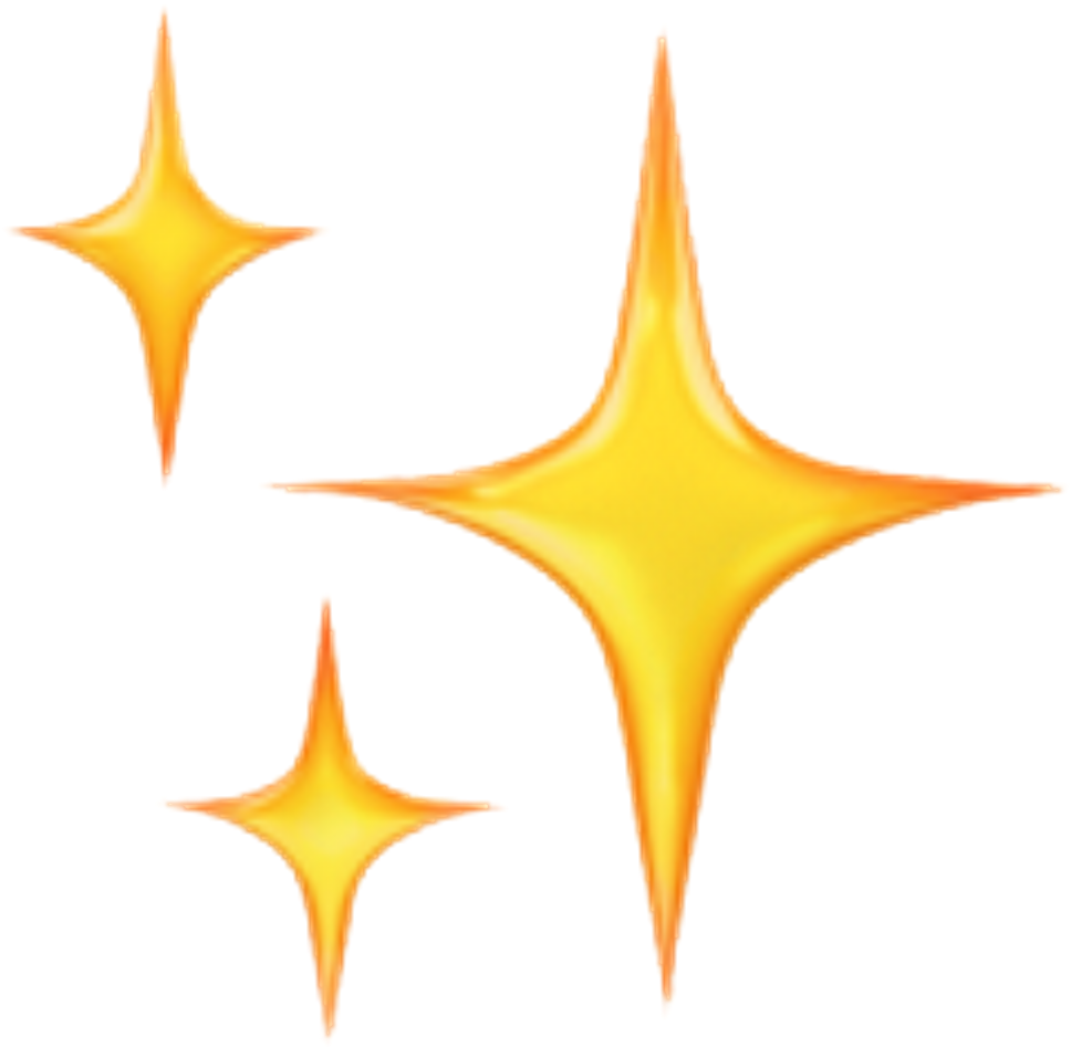 Star Emojis Transparent Free PNG