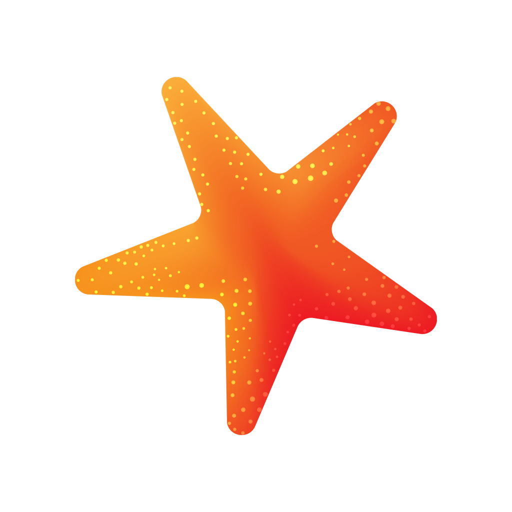 Starfish Transparent Clip Art Image
