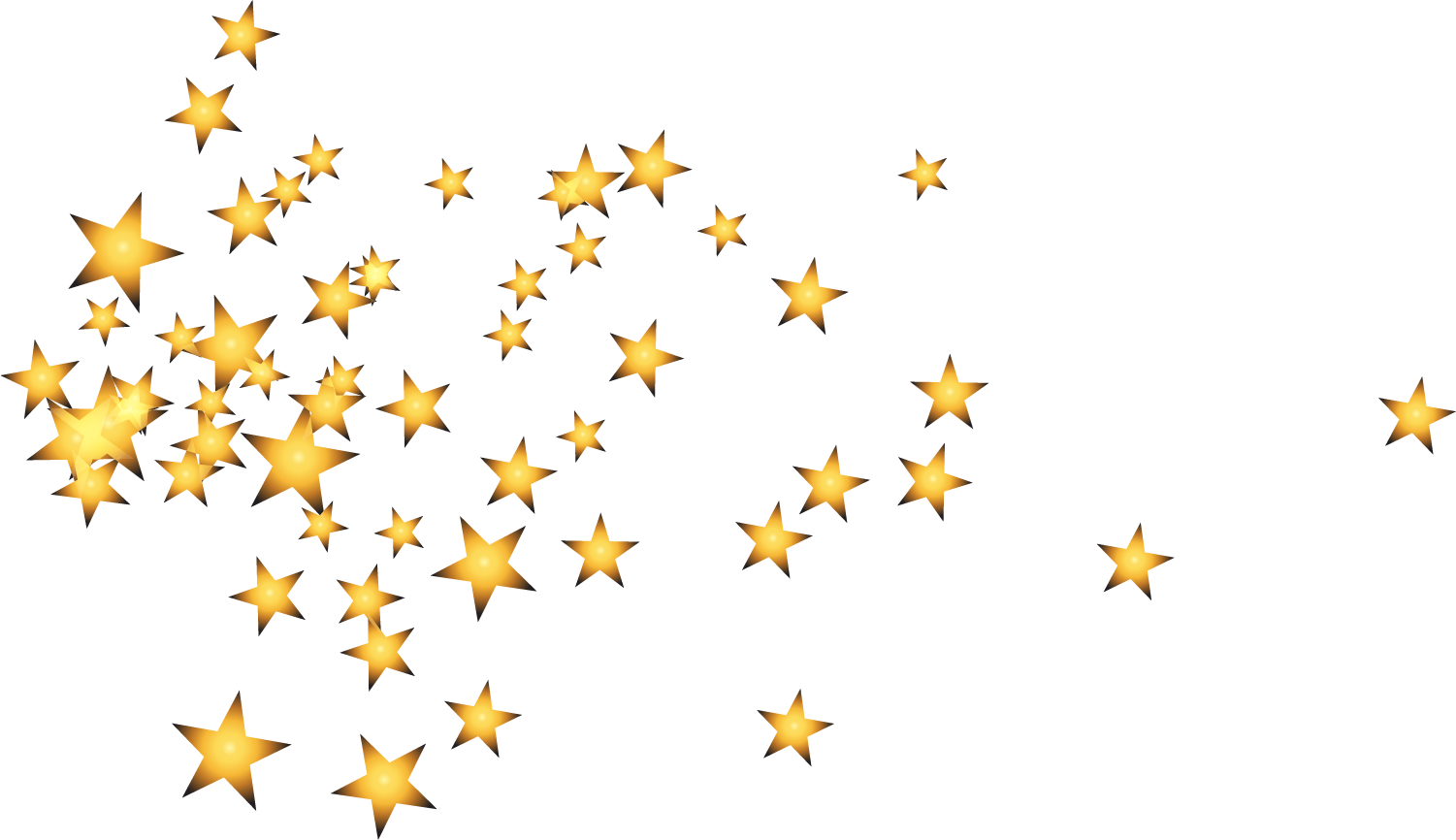 Stars Clip Art Background PNG