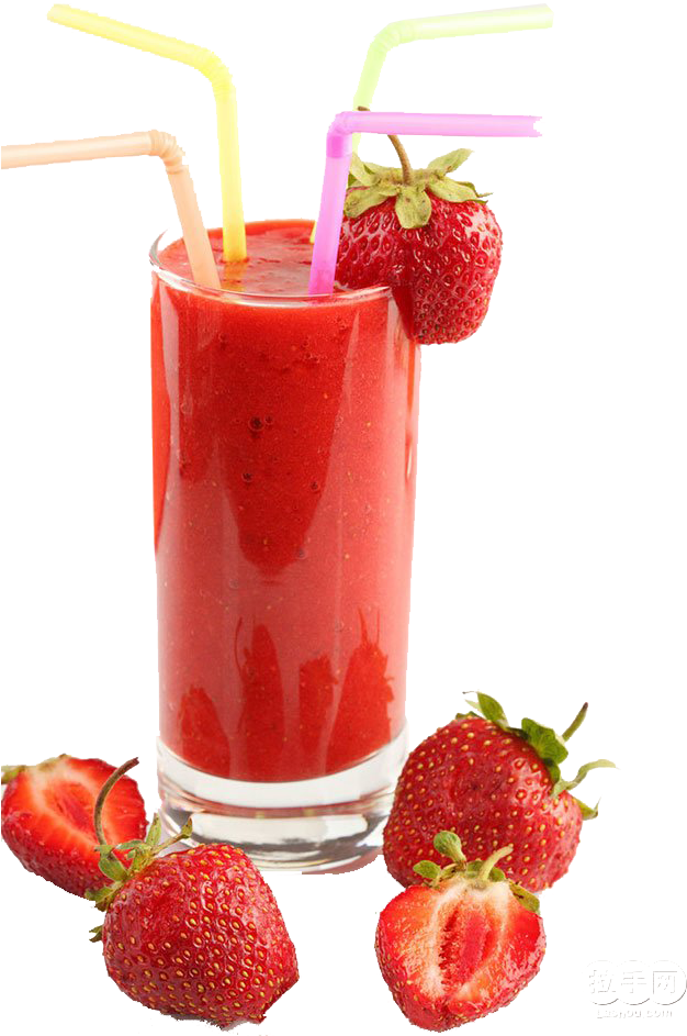Strawberry Juice PNG HD Quality