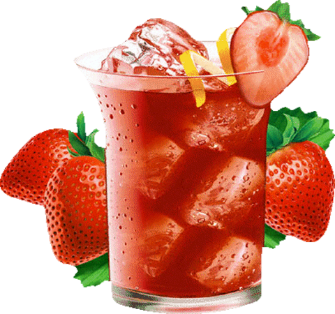 Strawberry Juice Transparent Background