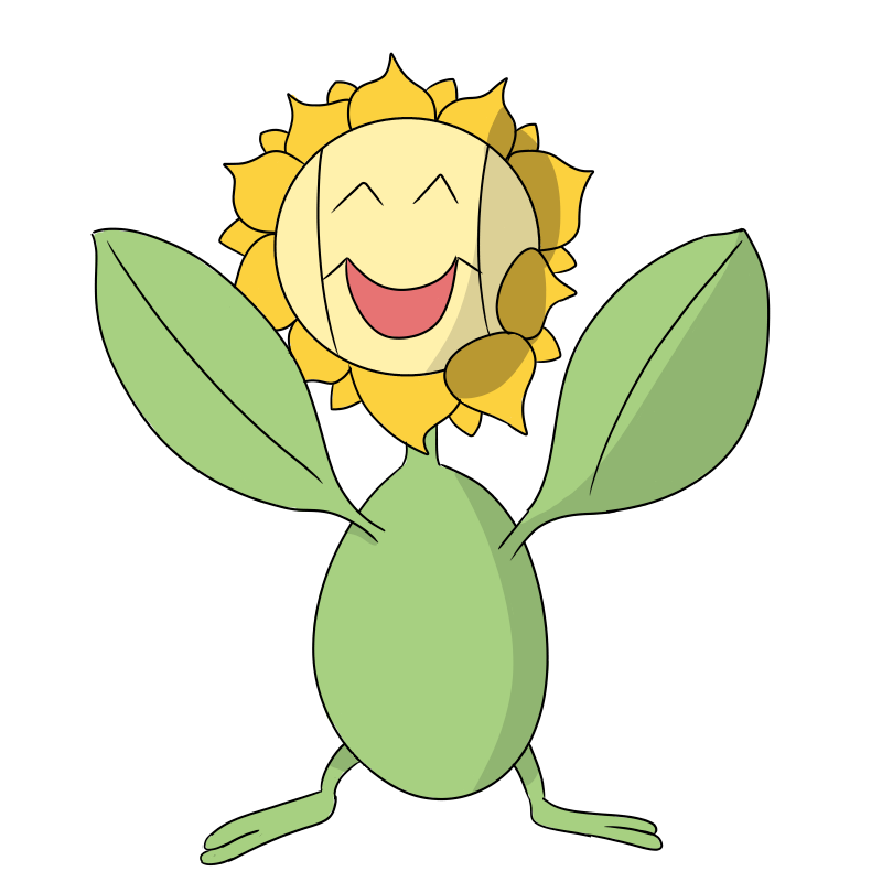Sunflora Pokemon PNG HD Free File Download