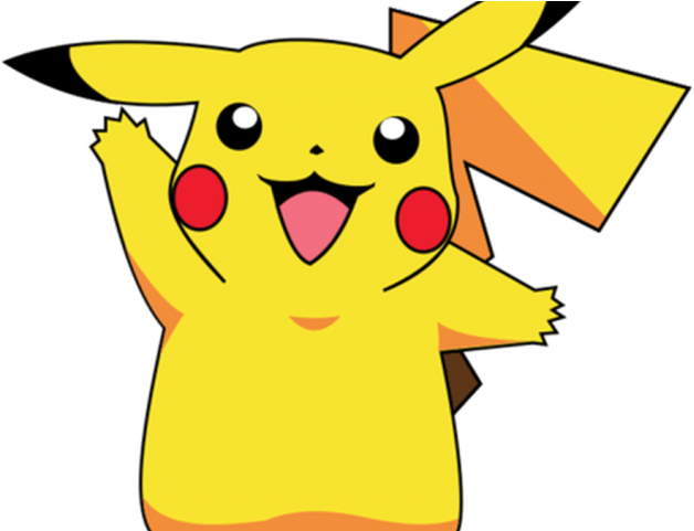 Surprised Pikachu Background PNG Image