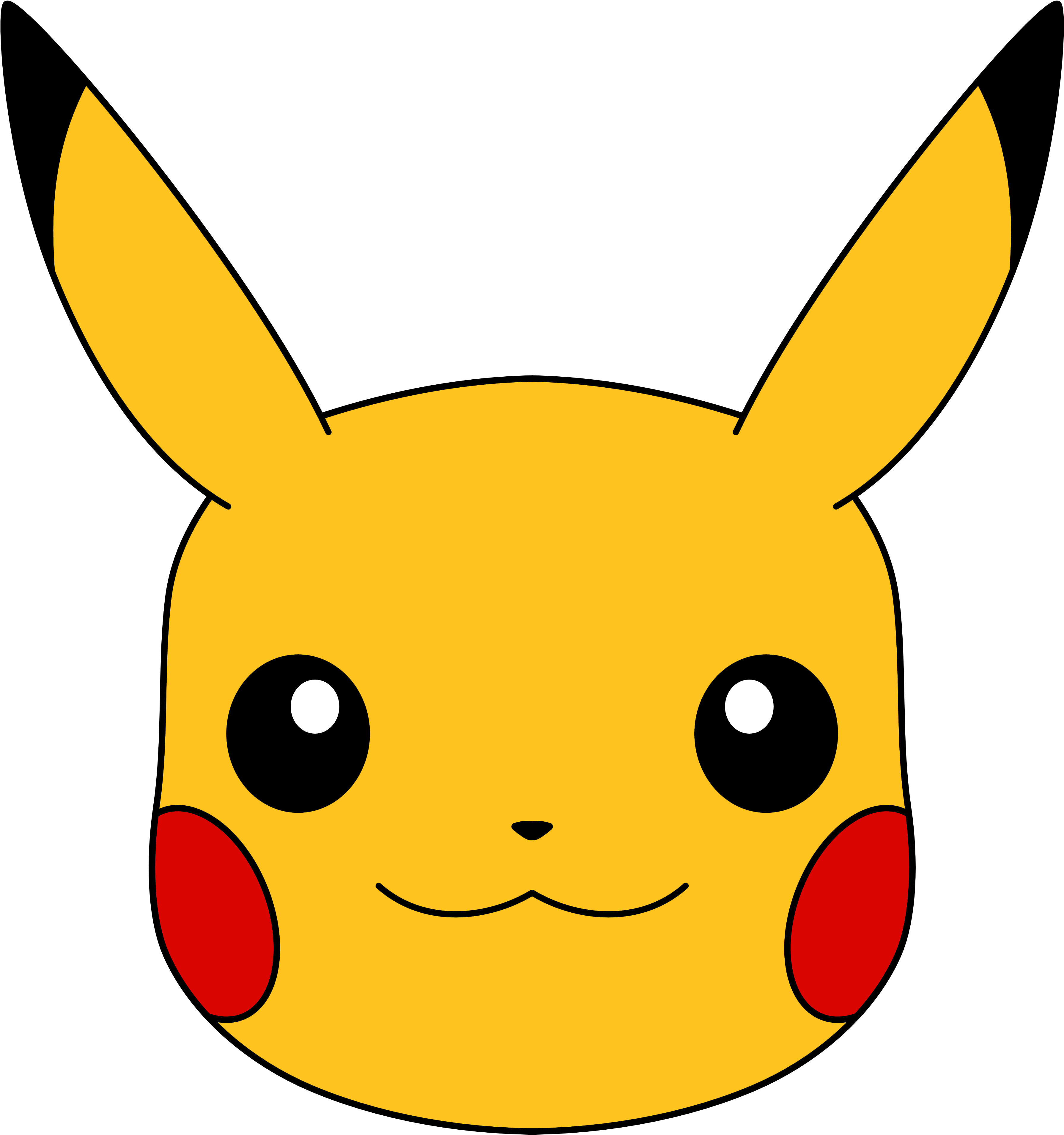 Surprised Pikachu Transparent PNG