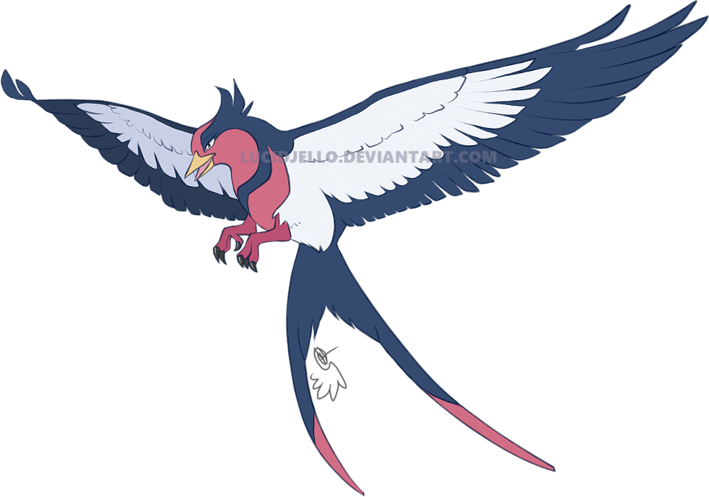 Swellow Pokemon PNG Clipart Background