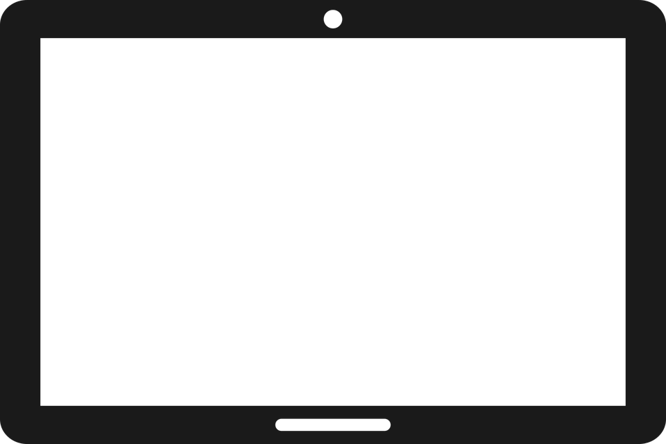 Tablet Computer Transparent Image