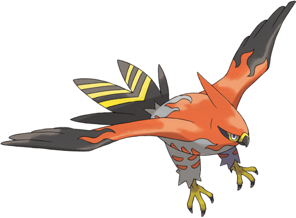 Talonflame Pokemon Background PNG Clip Art