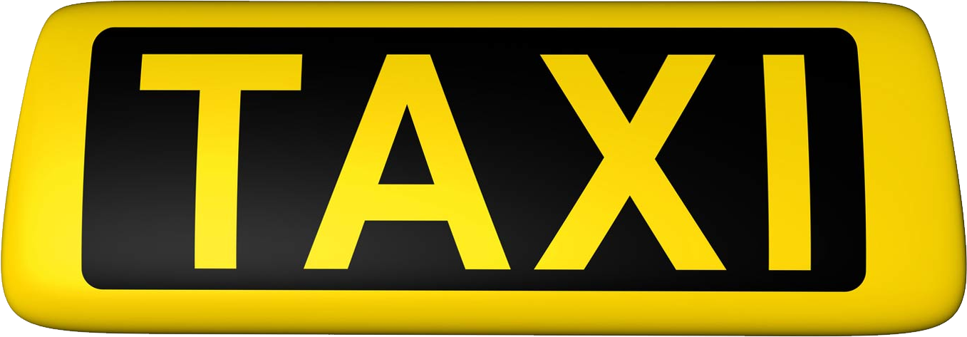 Taxi Logo Transparent Free PNG Clip Art