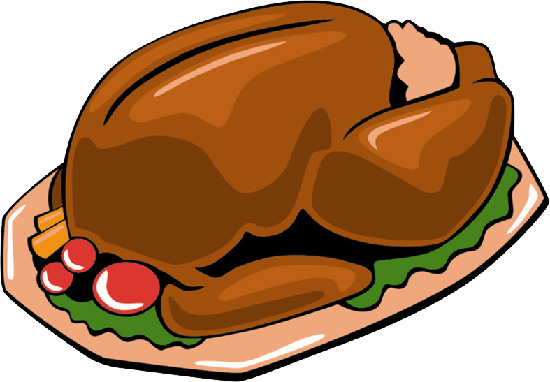 Thanksgiving Turkey Meat Transparent Clip Art PNG