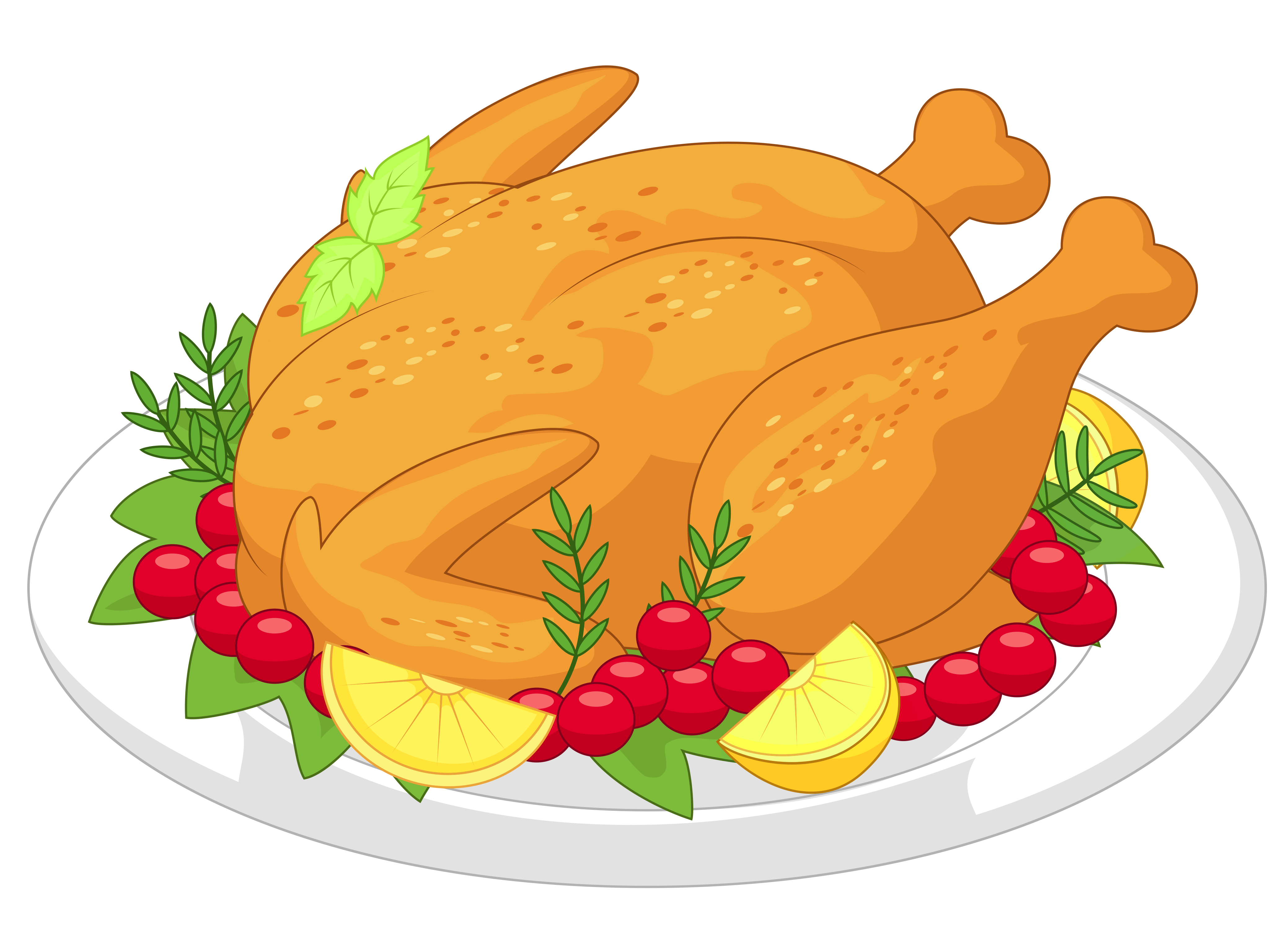Thanksgiving Turkey Meat Transparent Images Clip Art