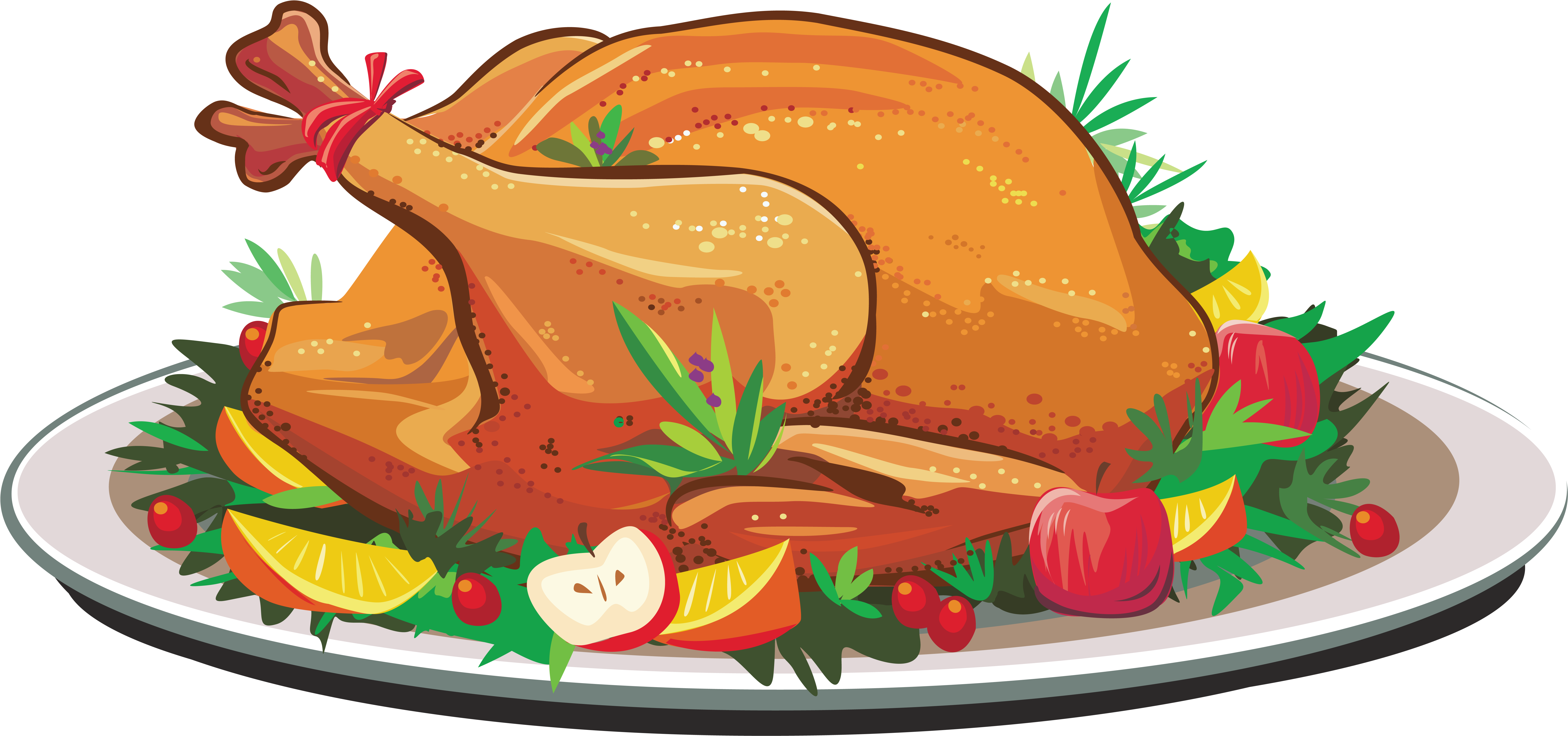 Thanksgiving Turkey Meat Transparent PNG