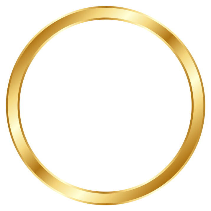 Vector Shining Golden Ring Abstract Gold Glowing Frame | emjmarketing.com