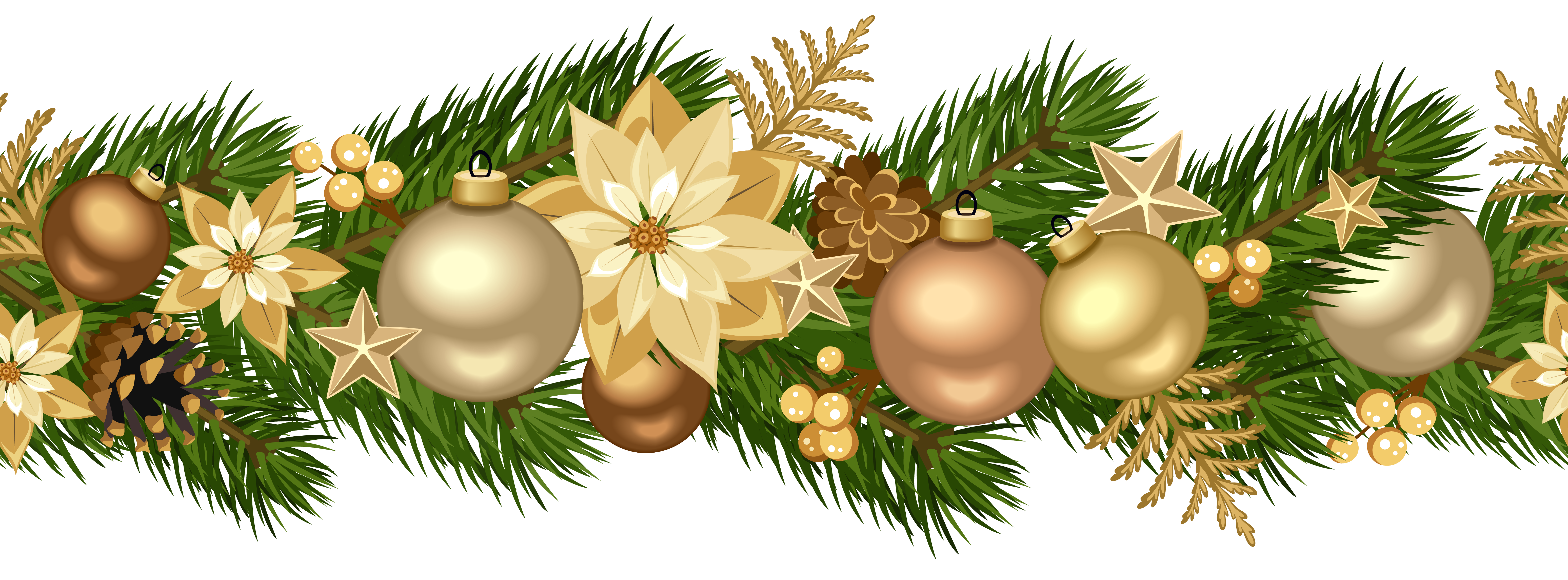 Tinsel Background PNG Image