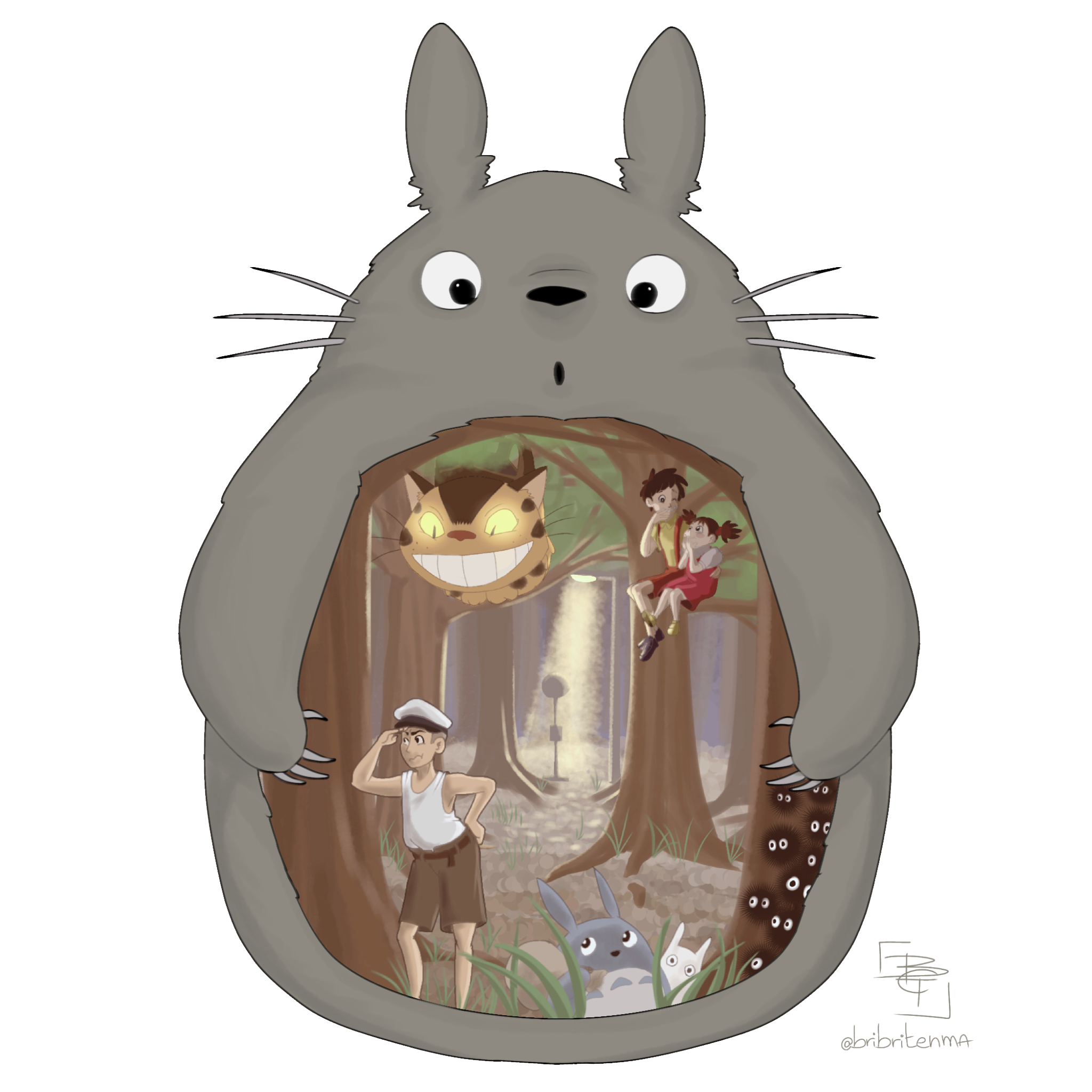 Totoro Background PNG
