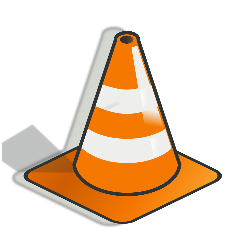 Traffic Cone Background PNG Clip Art Image
