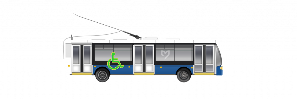 Trolleybus Background PNG Clip Art Image