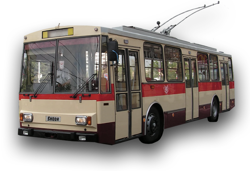 Trolleybus Background PNG