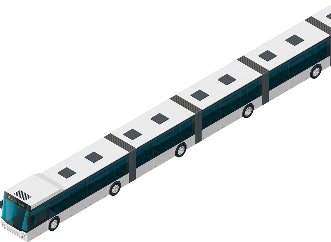 Trolleybus PNG Clipart Background