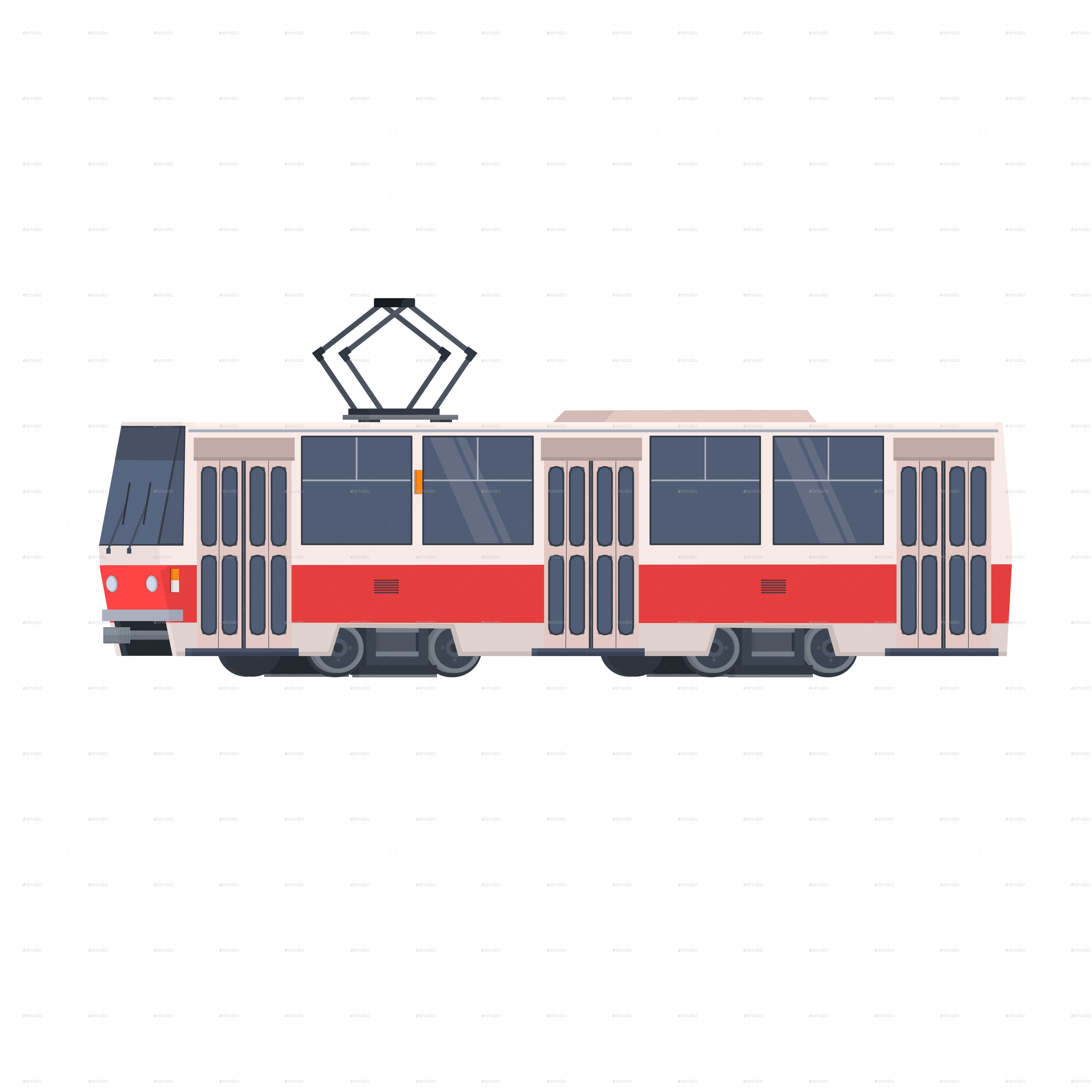 Trolleybus PNG Pic Clip Art Background