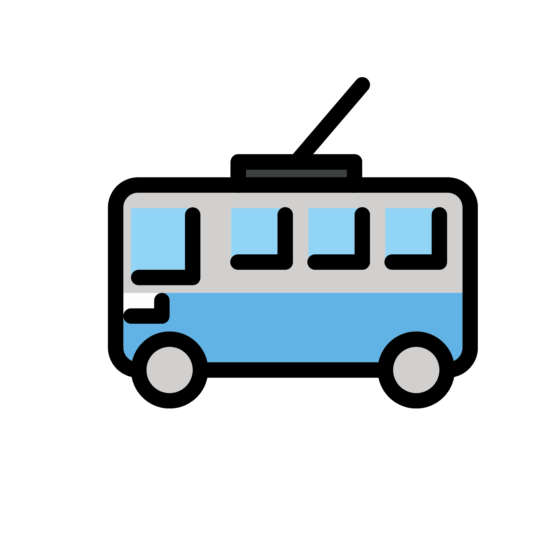 Trolleybus Transparent Free PNG