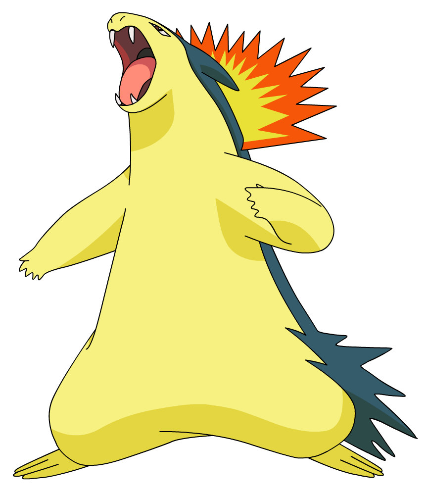 Typhlosion Pokemon PNG Pic Background
