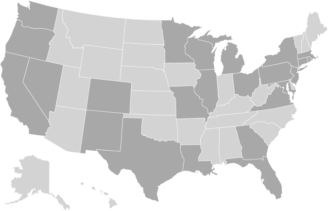 USA Map PNG Photos