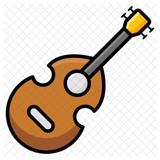 Upright Bass Guitar Free PNG