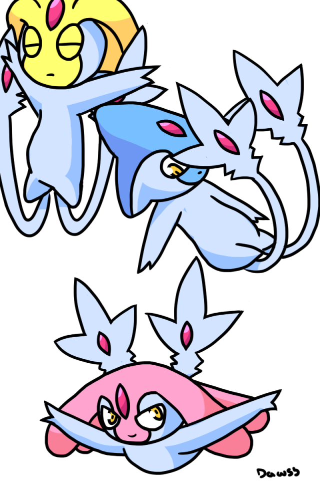 Uxie Pokemon PNG Clipart Background