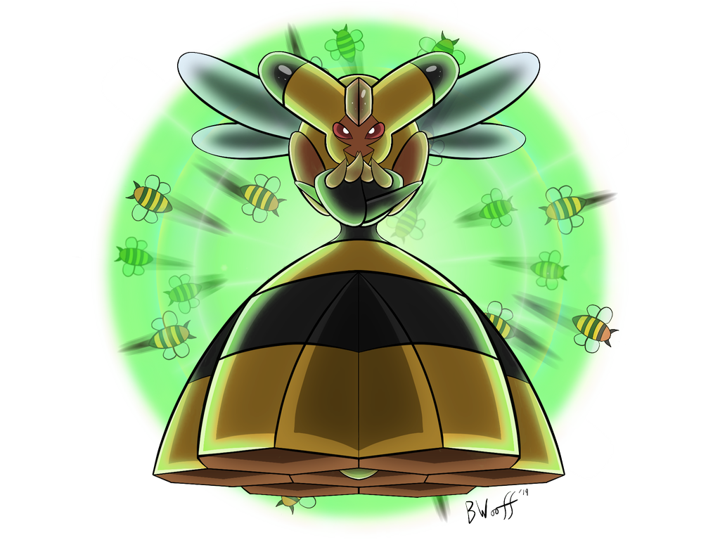 Vespiquen Pokemon PNG Clipart Background