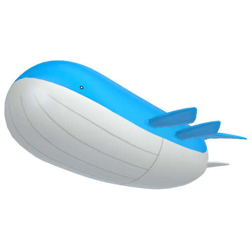 Wailord Pokemon Background PNG Clip Art