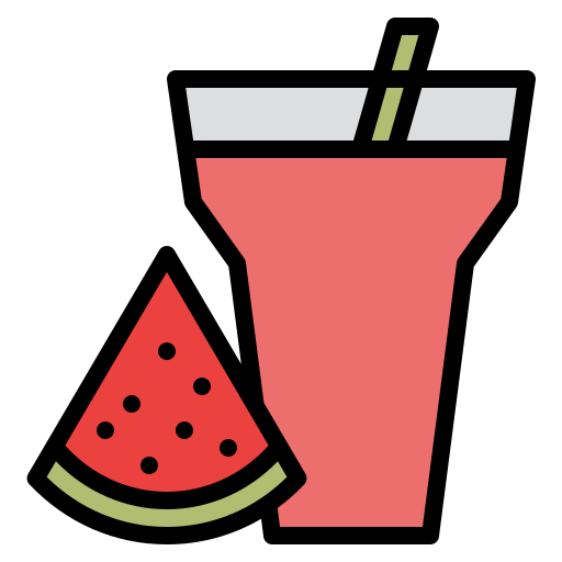Watermelon Juice Background PNG Image