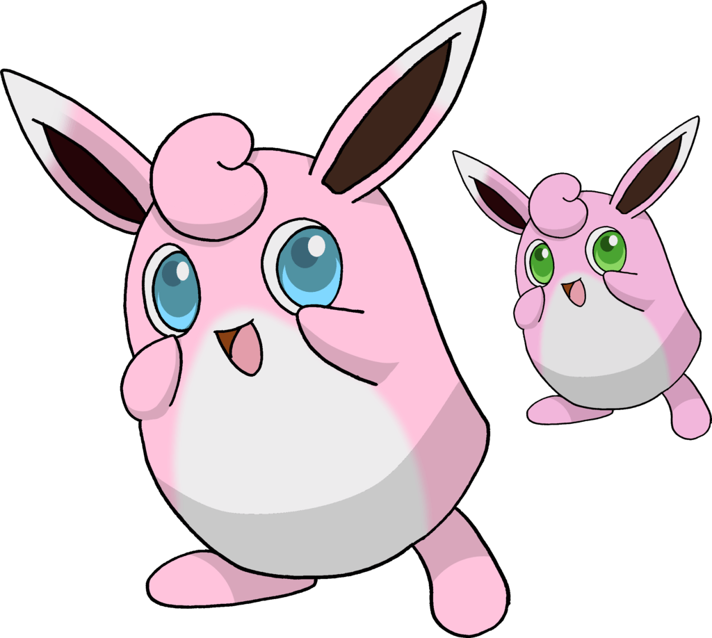 Wigglytuff Pokemon PNG Clipart Background