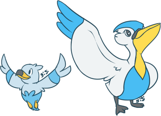 Wingull Pokemon PNG Images HD