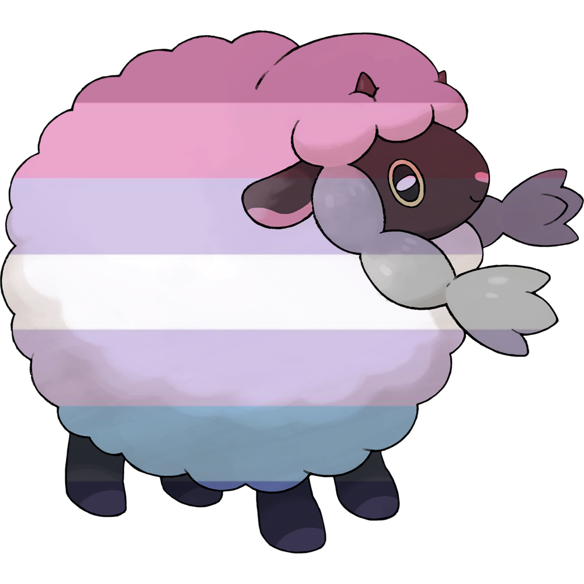 Wooloo Pokemon Background PNG Clip Art