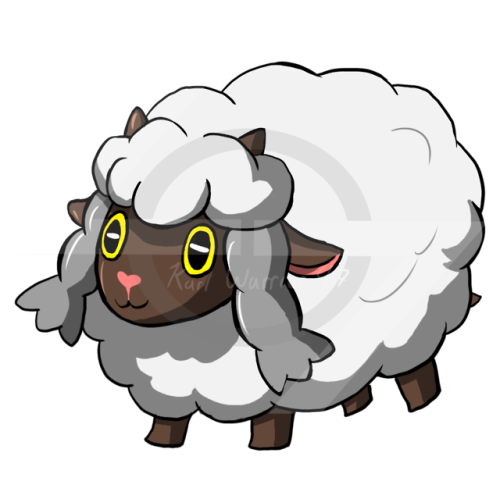 Wooloo Pokemon PNG Clipart Background