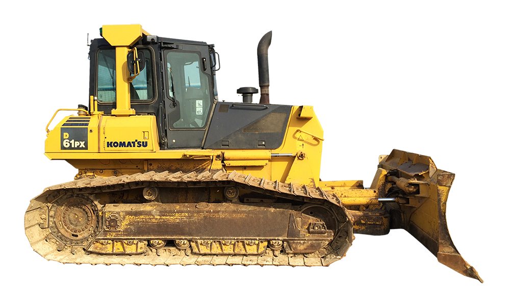 Yellow Bulldozer PNG Clipart Background