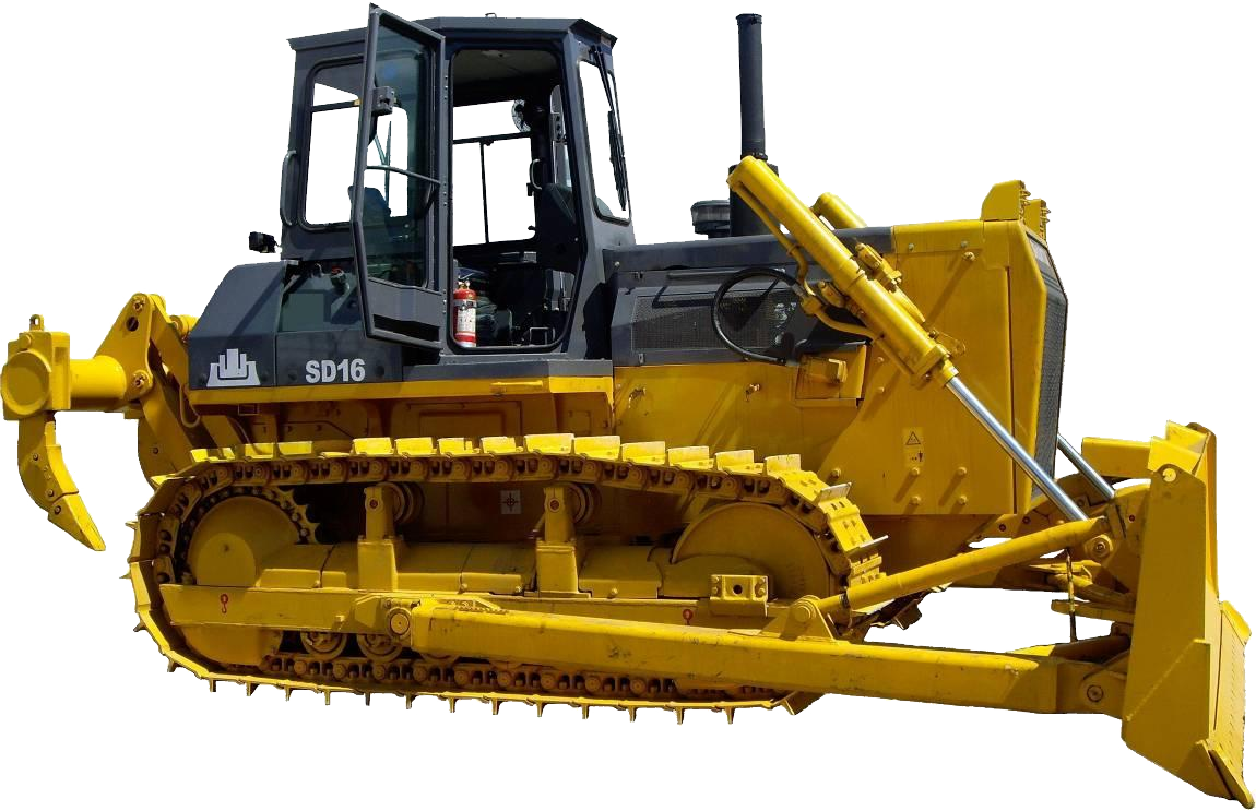 Yellow Bulldozer PNG Pic Background