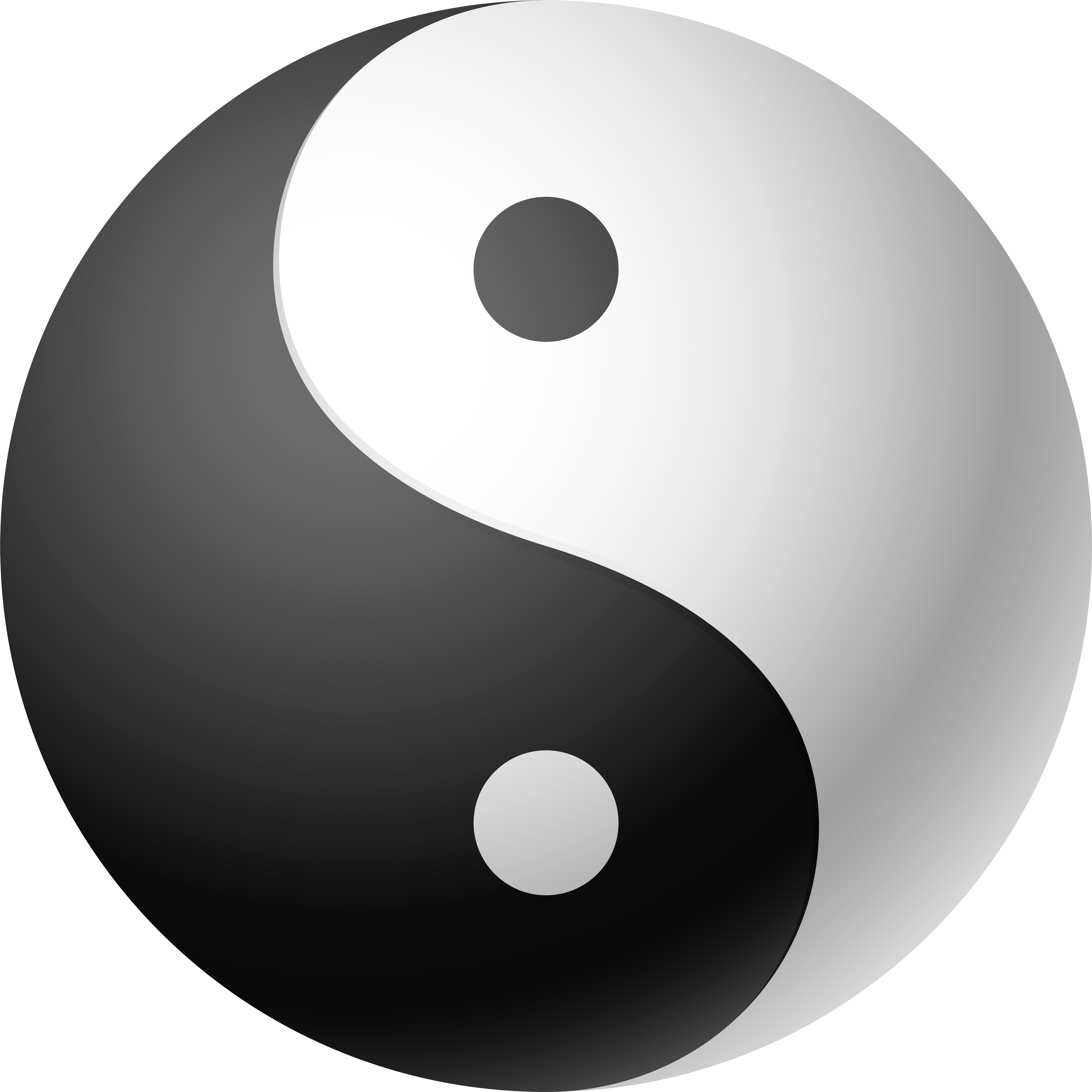 Yin and Yang Transparent Background