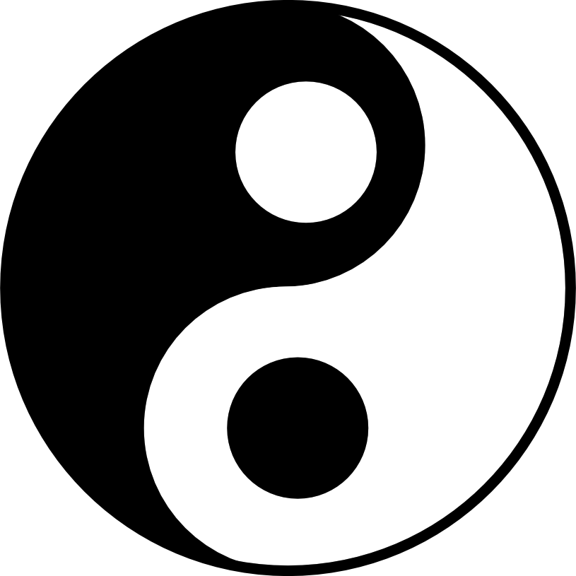 Yin and Yang Transparent File Clip Art