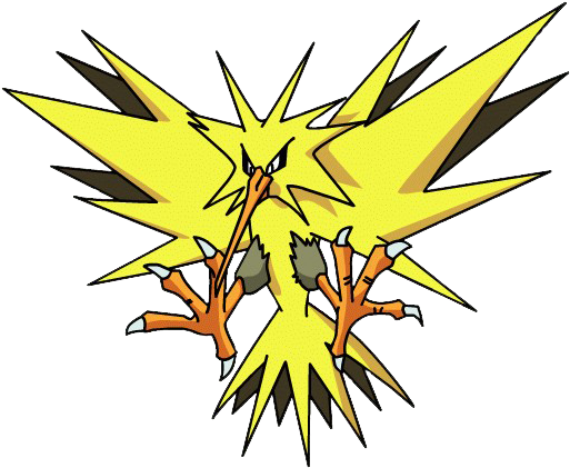 Zapdos Pokemon Free PNG Clip Art
