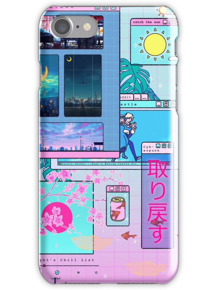 Aesthetic Anime iPhone PNG HD Quality