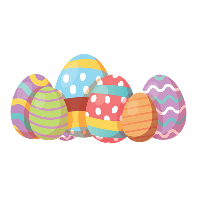 Aesthetic Easter PNG Clipart Background