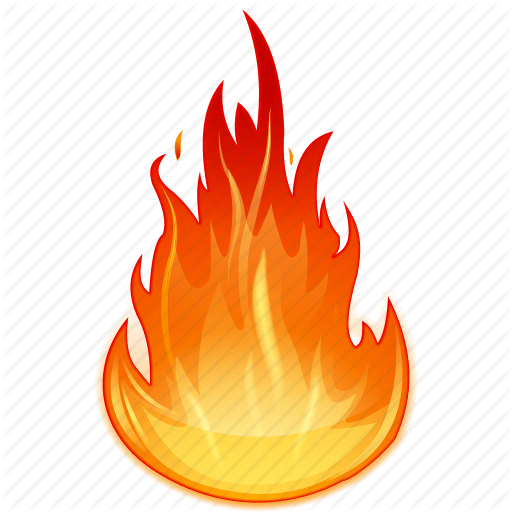 Aesthetic Fire Transparent Image