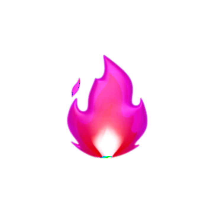 Aesthetic Fire Transparent PNG