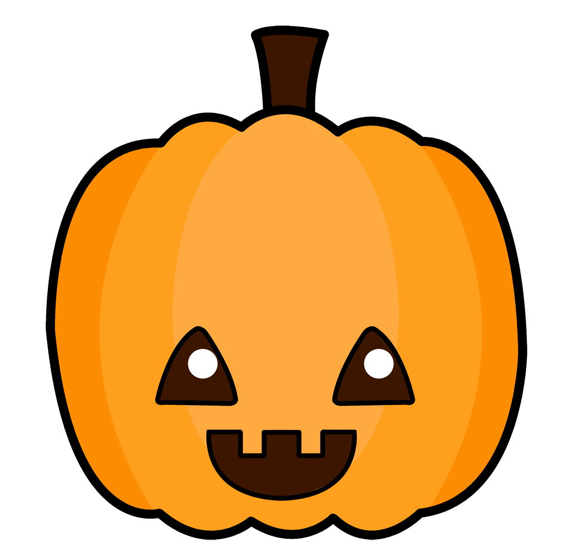 Aesthetic Pumpkin PNG Clipart Background