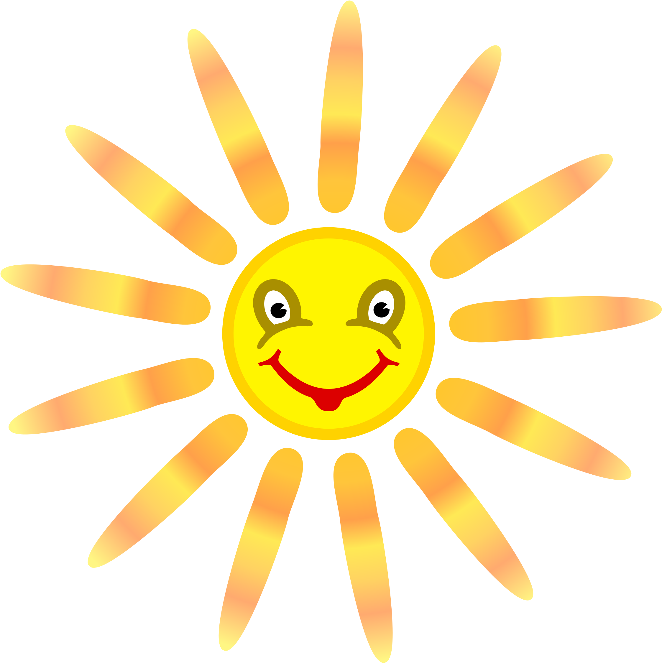 Aesthetic Sun Background PNG Image