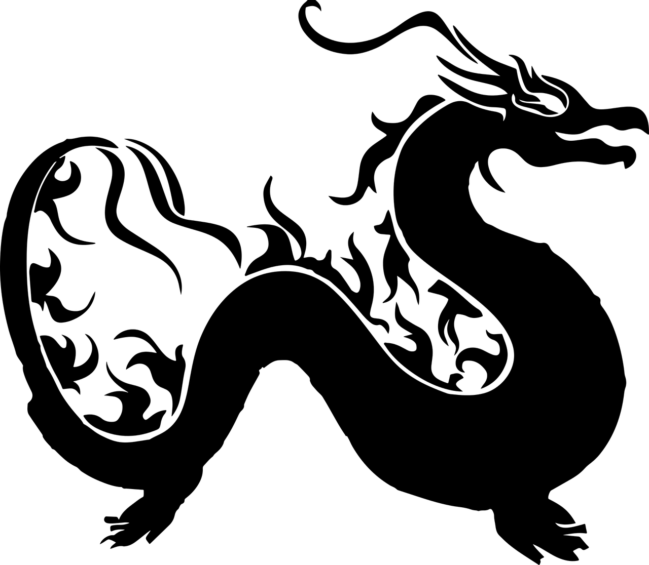 African Dragon Transparent Free PNG